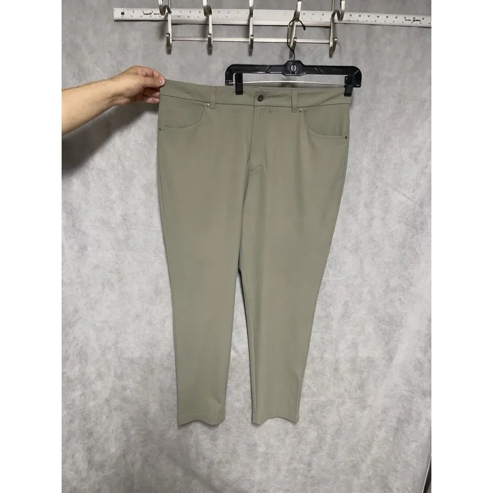 VRST Pants Men 38X31 Beige Limitless Athletic‎ Golf Outdoors Performance Hiking